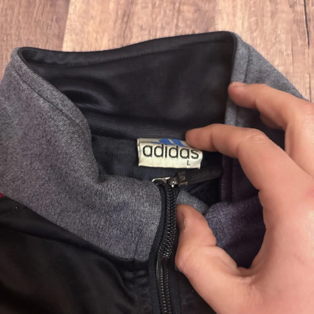 Vintage 90s Adidas equipment color block jacket - Picture 3 of 4